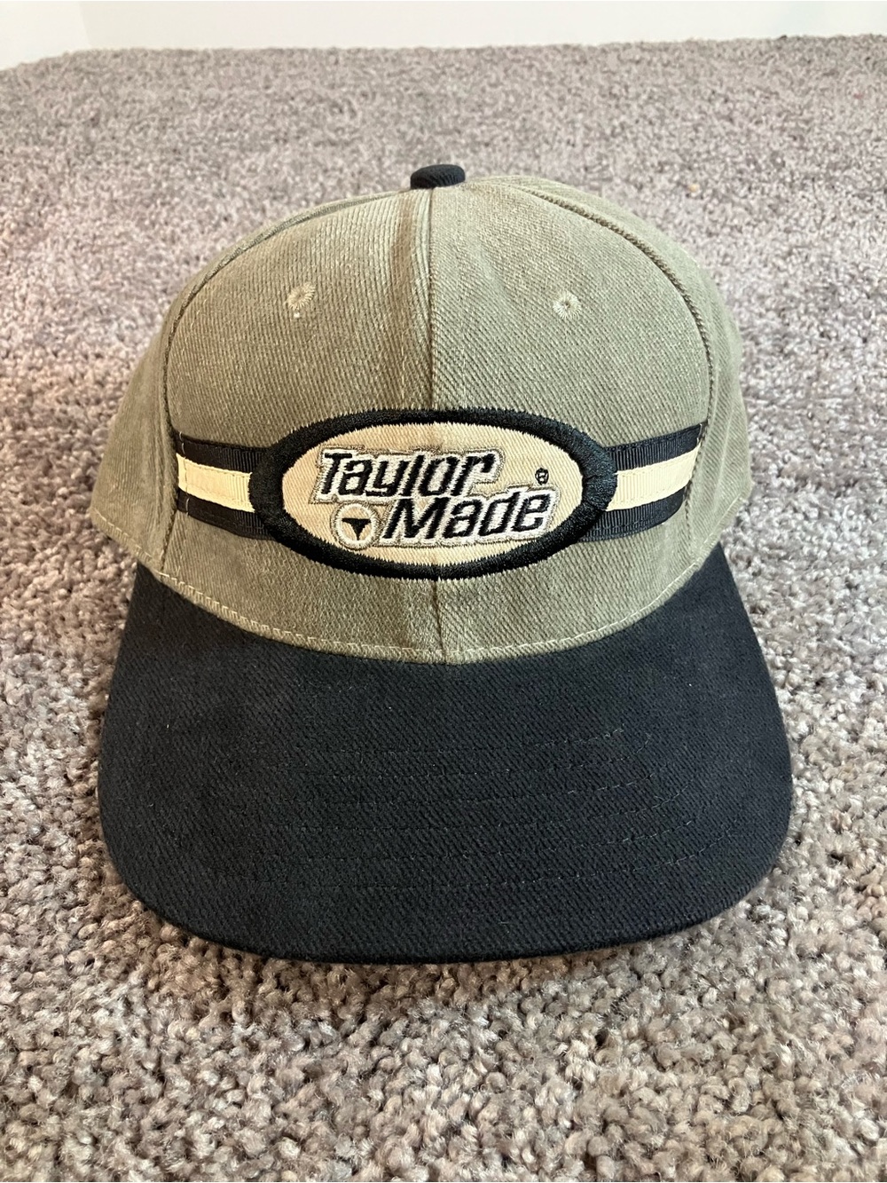 Vintage 90s TaylorMade Golf Hat Cap  Illinois Fightin’ Illini Blue Gray Mens OS